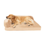 2_Sided_Bumper_Chaise_Bed_Gold_Dog_Model