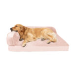 2_Sided_Bumper_Chaise_Bed_Gold_Dog_Model